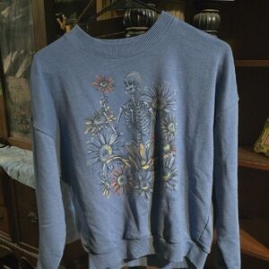 American Eagle Outfitters Blue Sweatshirt